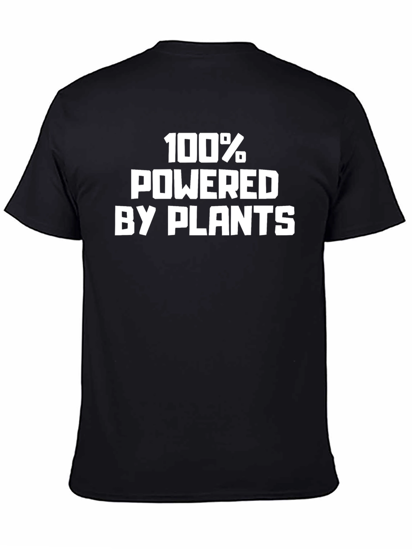 100% Powered by Plants T-Shirt - Vegan Lifestyle