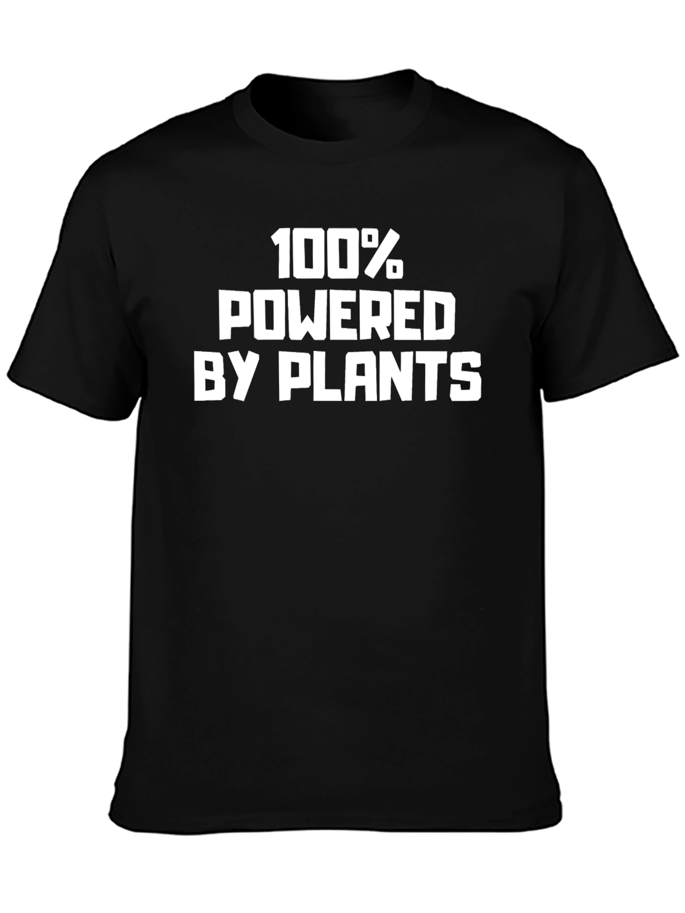 100% Powered by Plants T-Shirt - Vegan Lifestyle