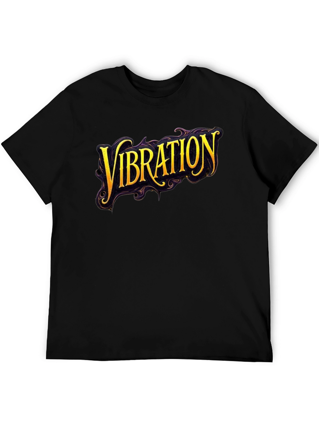 Vibration Graphic Black T-Shirt
