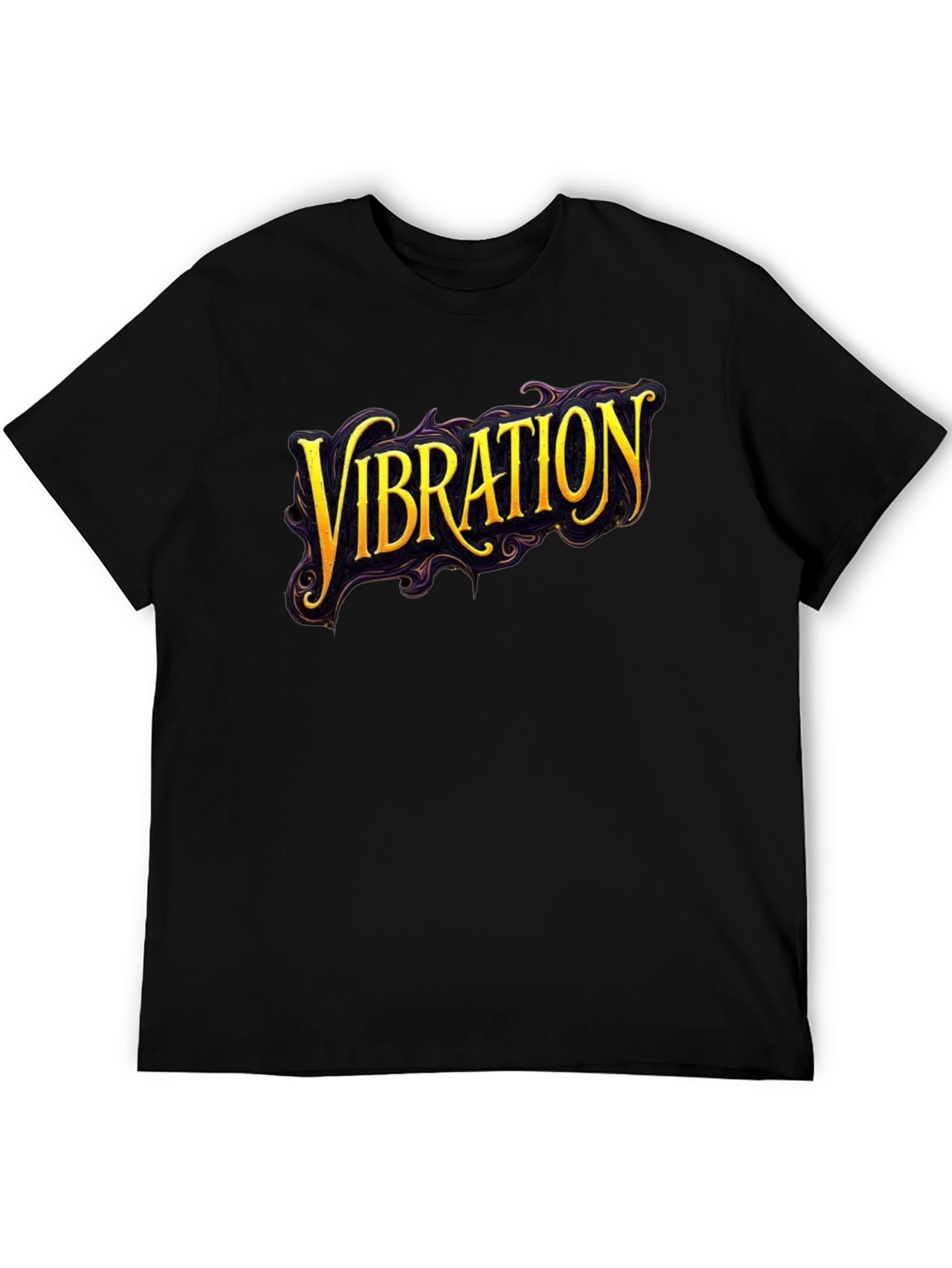 Vibration Graphic Black T-Shirt