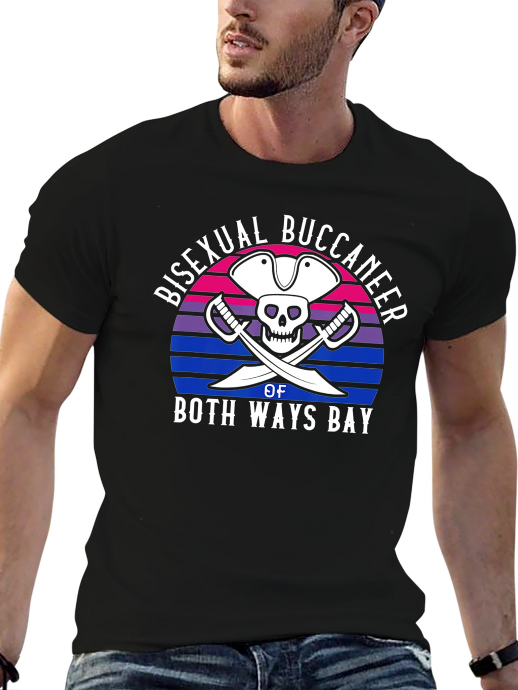 Bisexual Buccaneer of Both Ways Bay T-Shirt
