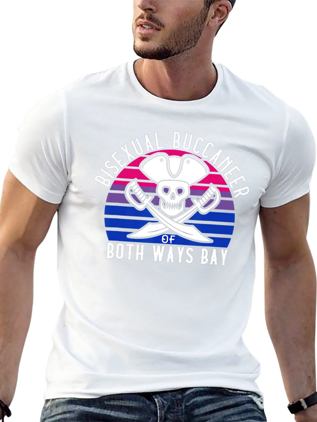 Bisexual Buccaneer of Both Ways Bay T-Shirt