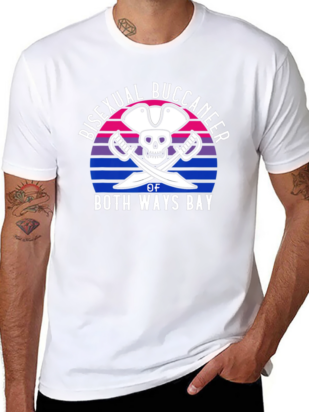 Bisexual Buccaneer of Both Ways Bay T-Shirt