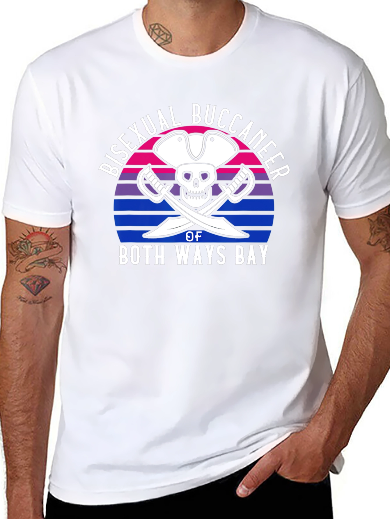 Bisexual Buccaneer of Both Ways Bay T-Shirt