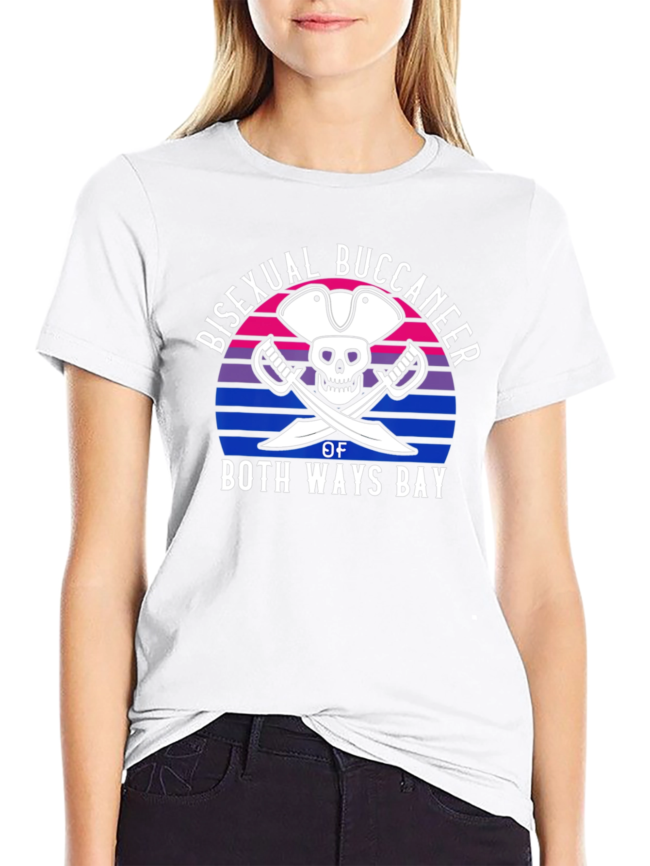 Bisexual Buccaneer of Both Ways Bay T-Shirt