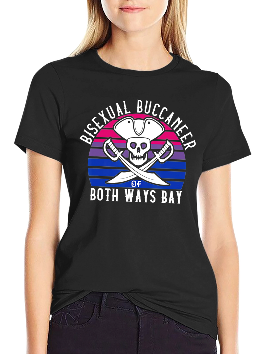 Bisexual Buccaneer of Both Ways Bay T-Shirt