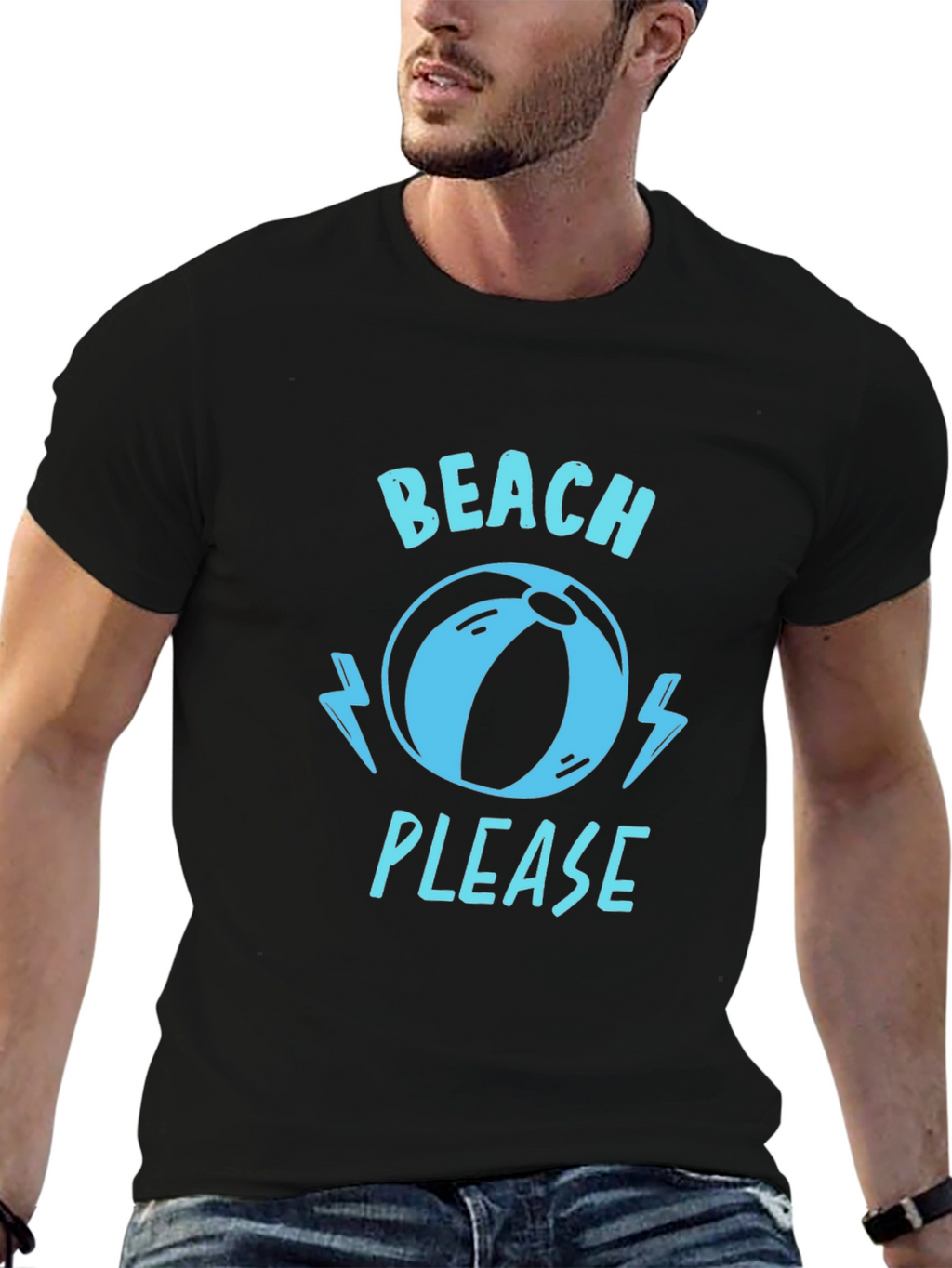 Beach Please Graphic T-Shirt - Summer Fun Tee
