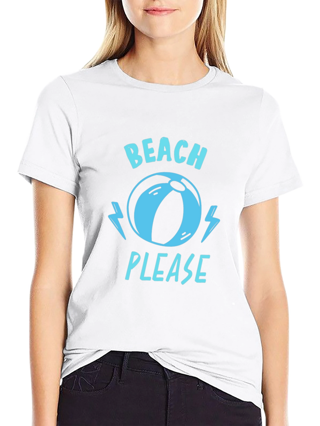 Beach Please Graphic T-Shirt - Summer Fun Tee