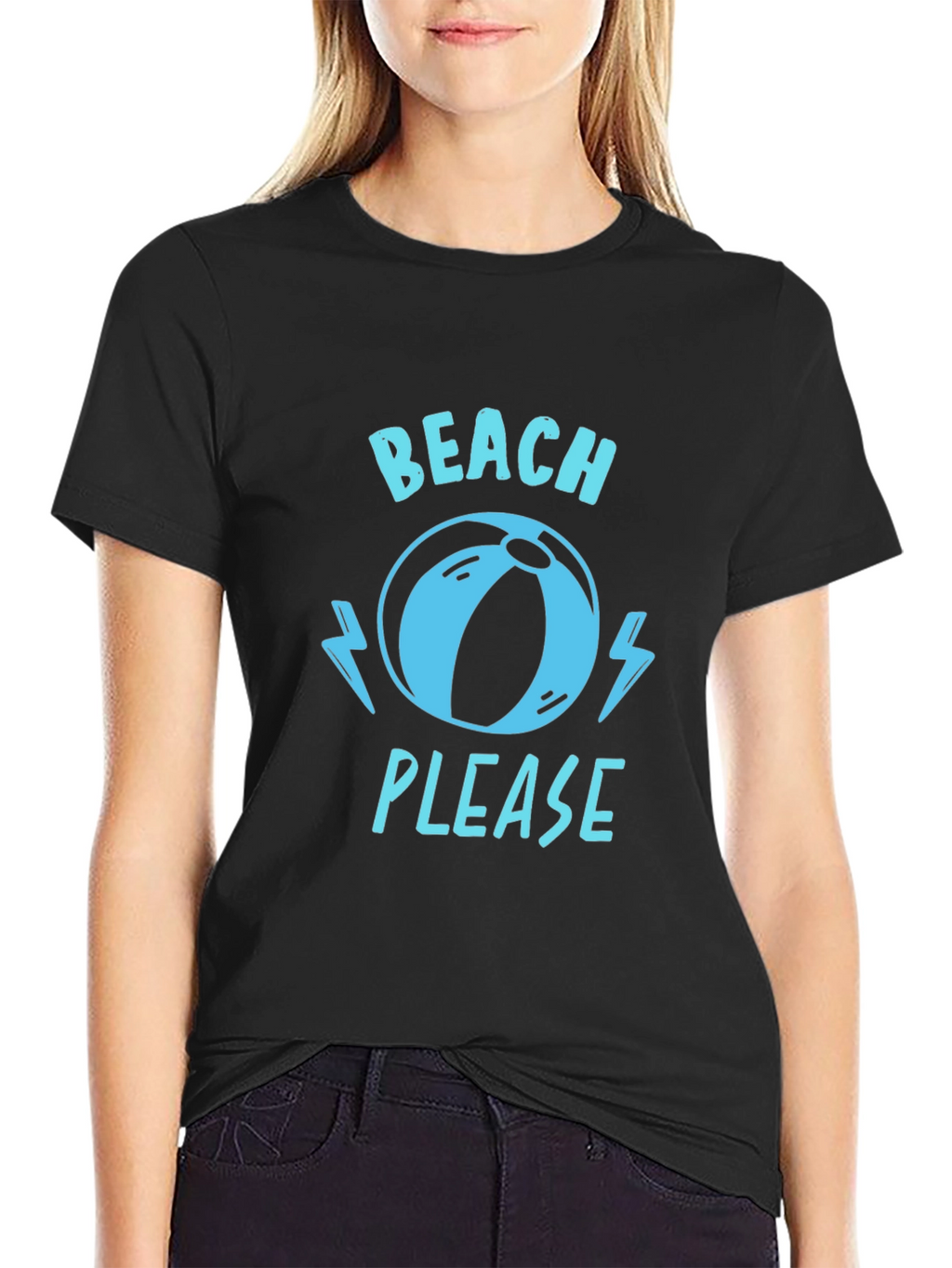 Beach Please Graphic T-Shirt - Summer Fun Tee
