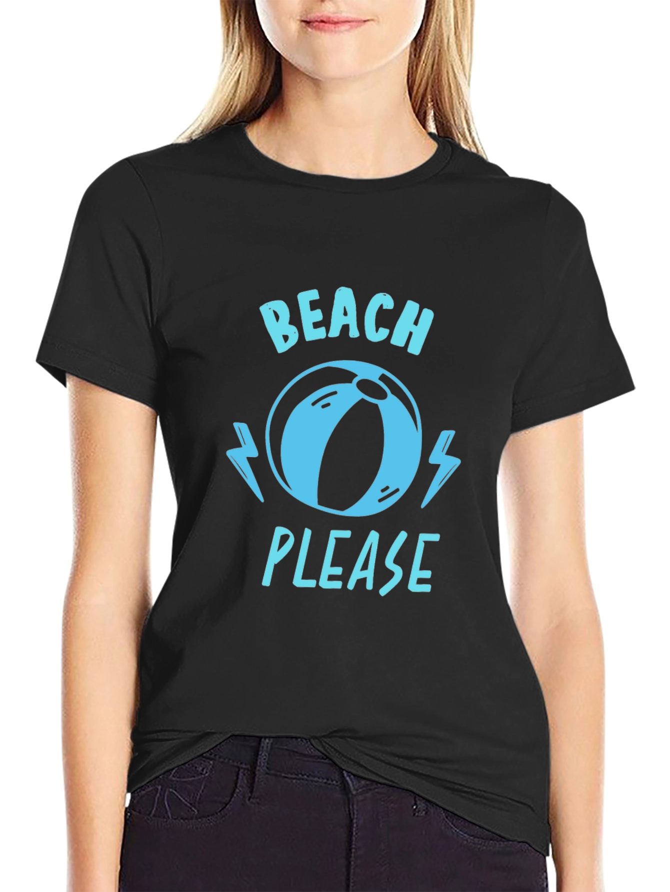 Beach Please Graphic T-Shirt - Summer Fun Tee
