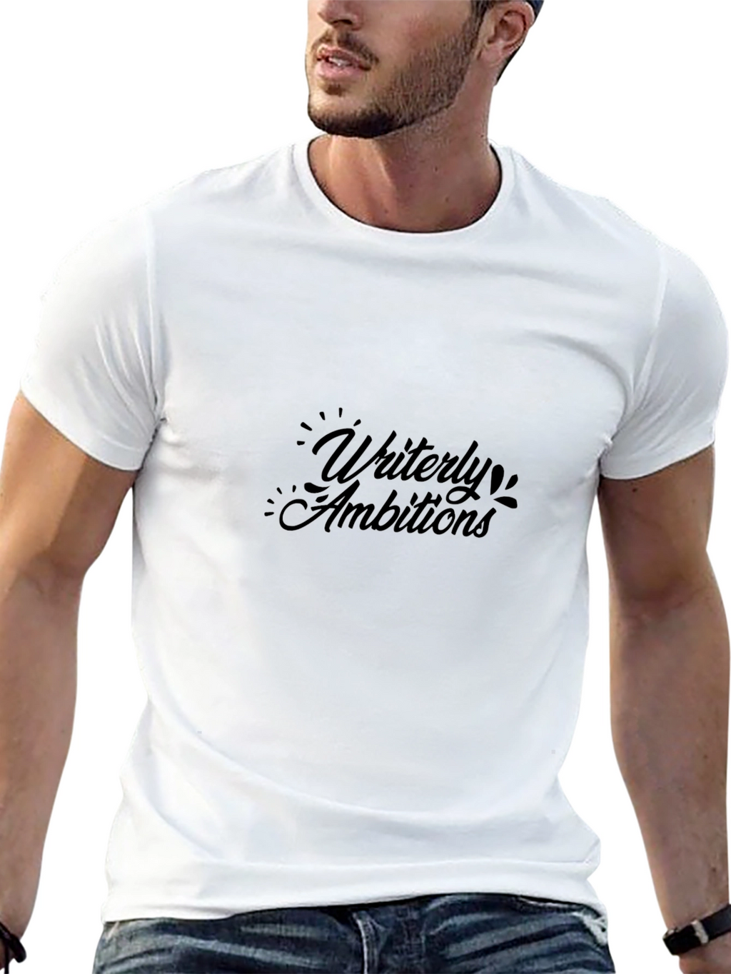 Writerly Ambitions Black T-Shirt