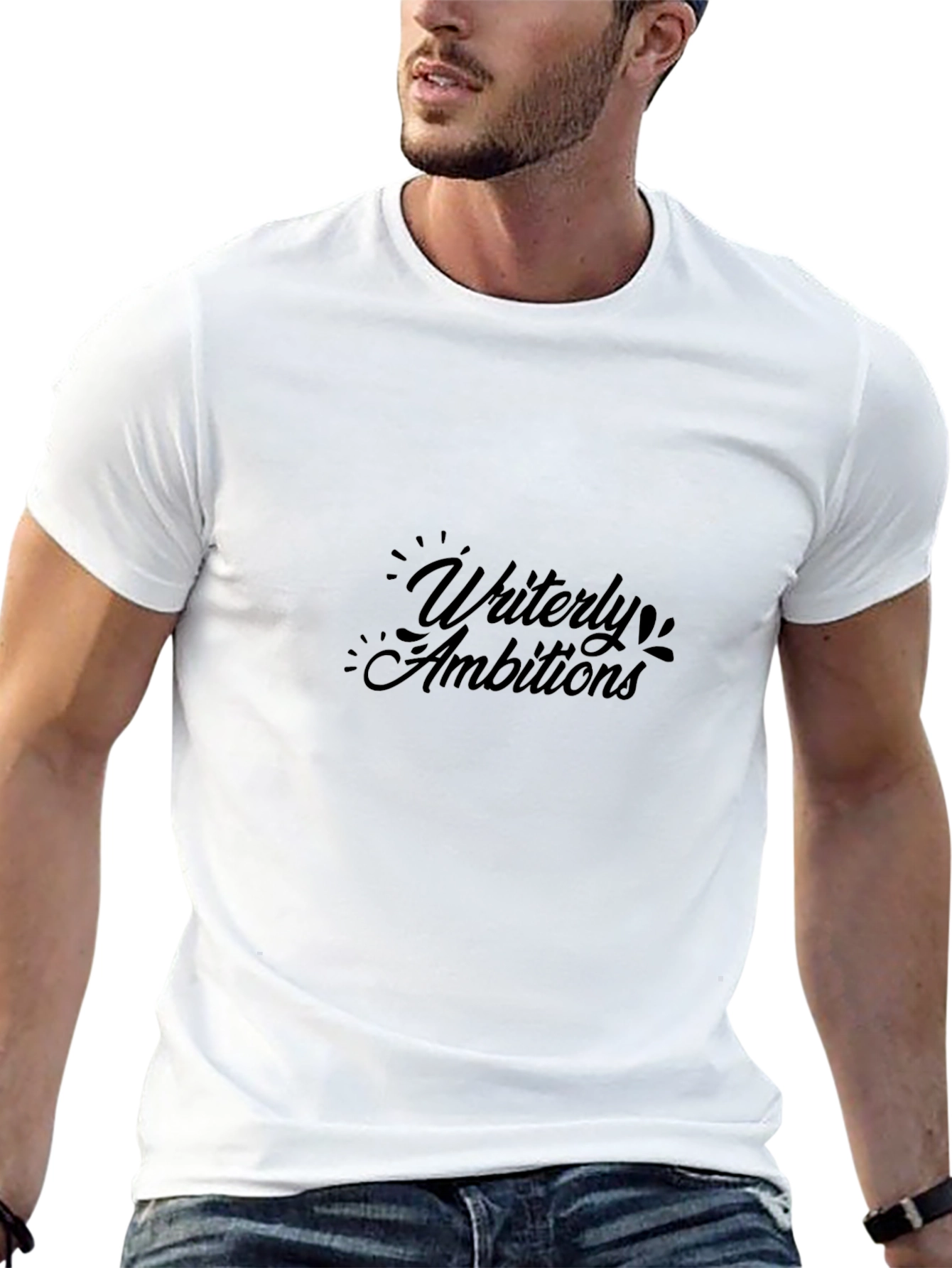 Writerly Ambitions Black T-Shirt