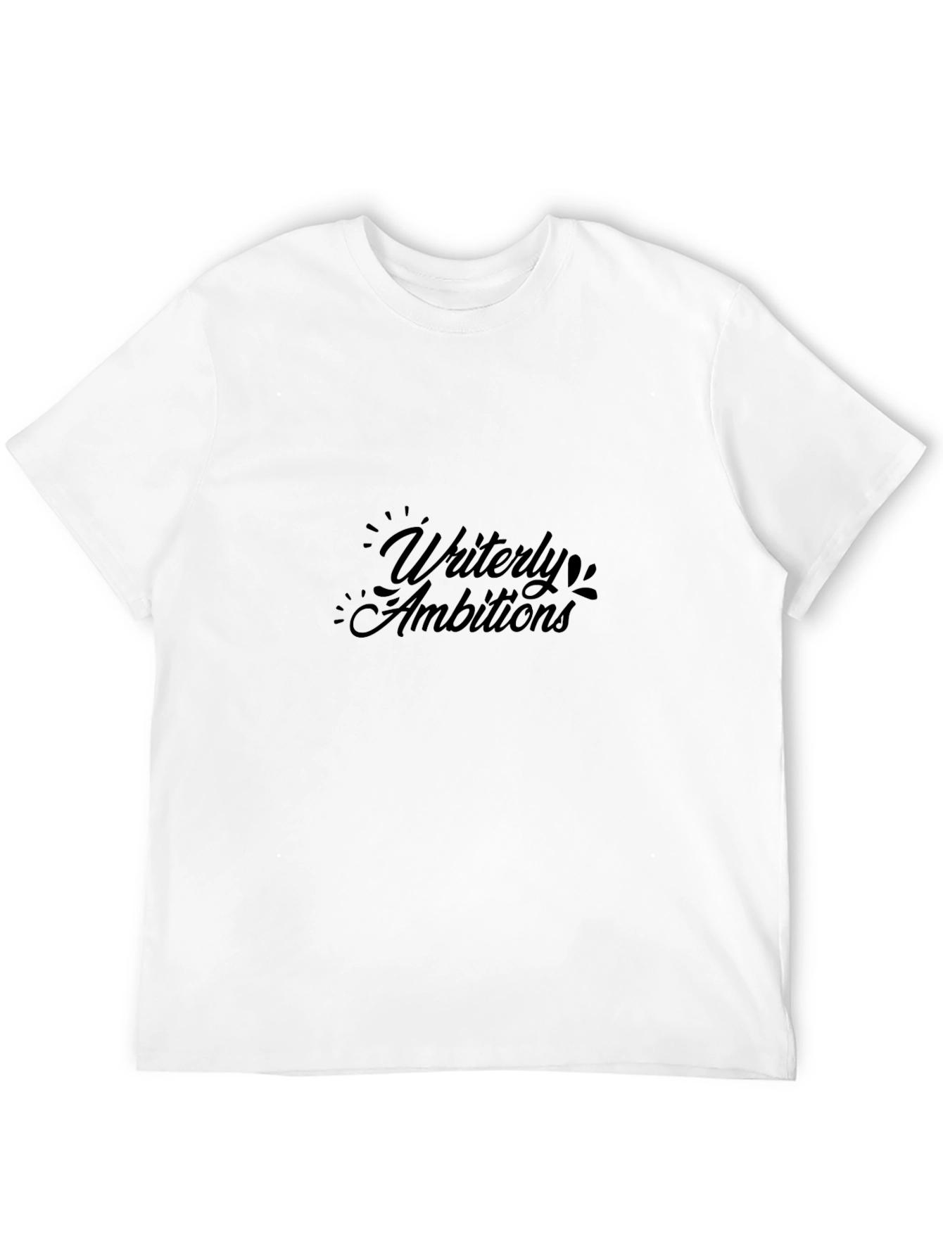 Writerly Ambitions Black T-Shirt