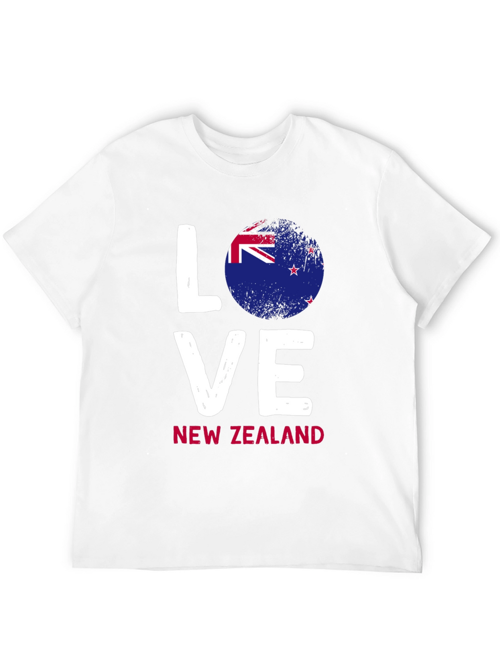 Love New Zealand Flag Graphic Tee