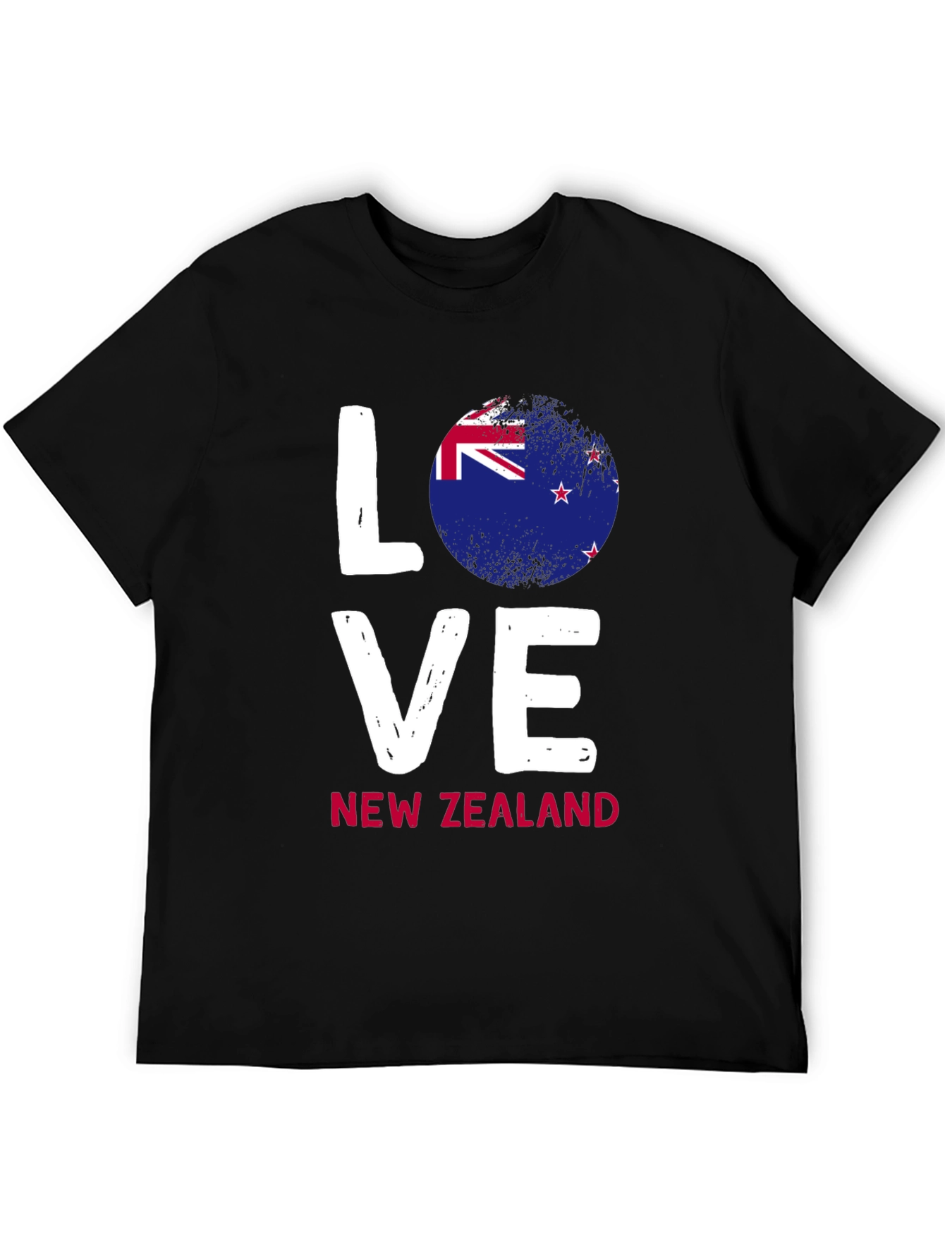 Love New Zealand Flag Graphic Tee