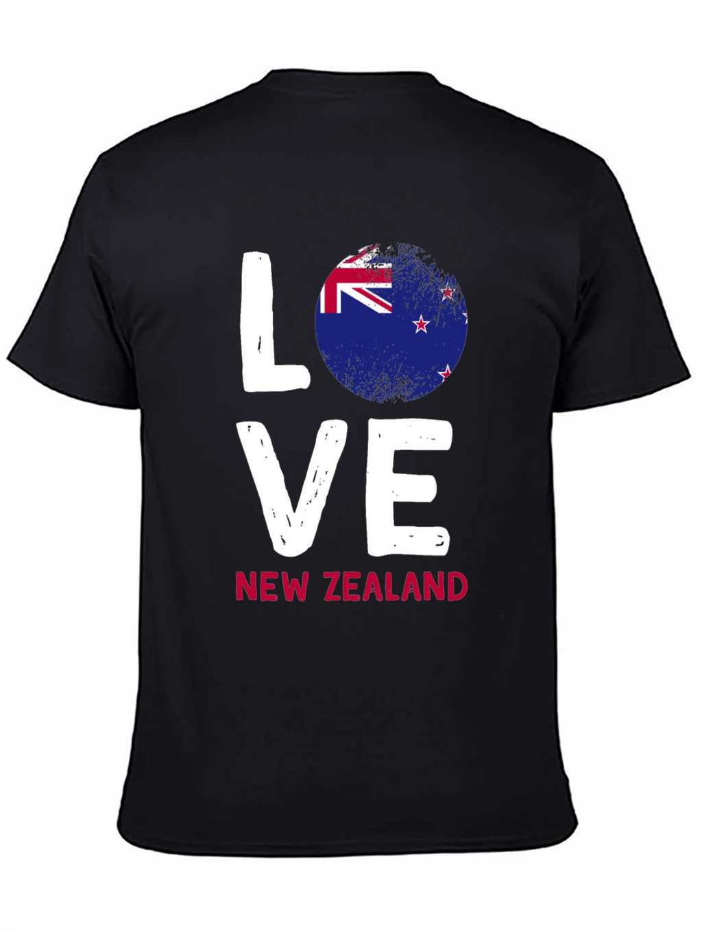 Love New Zealand Flag Graphic Tee