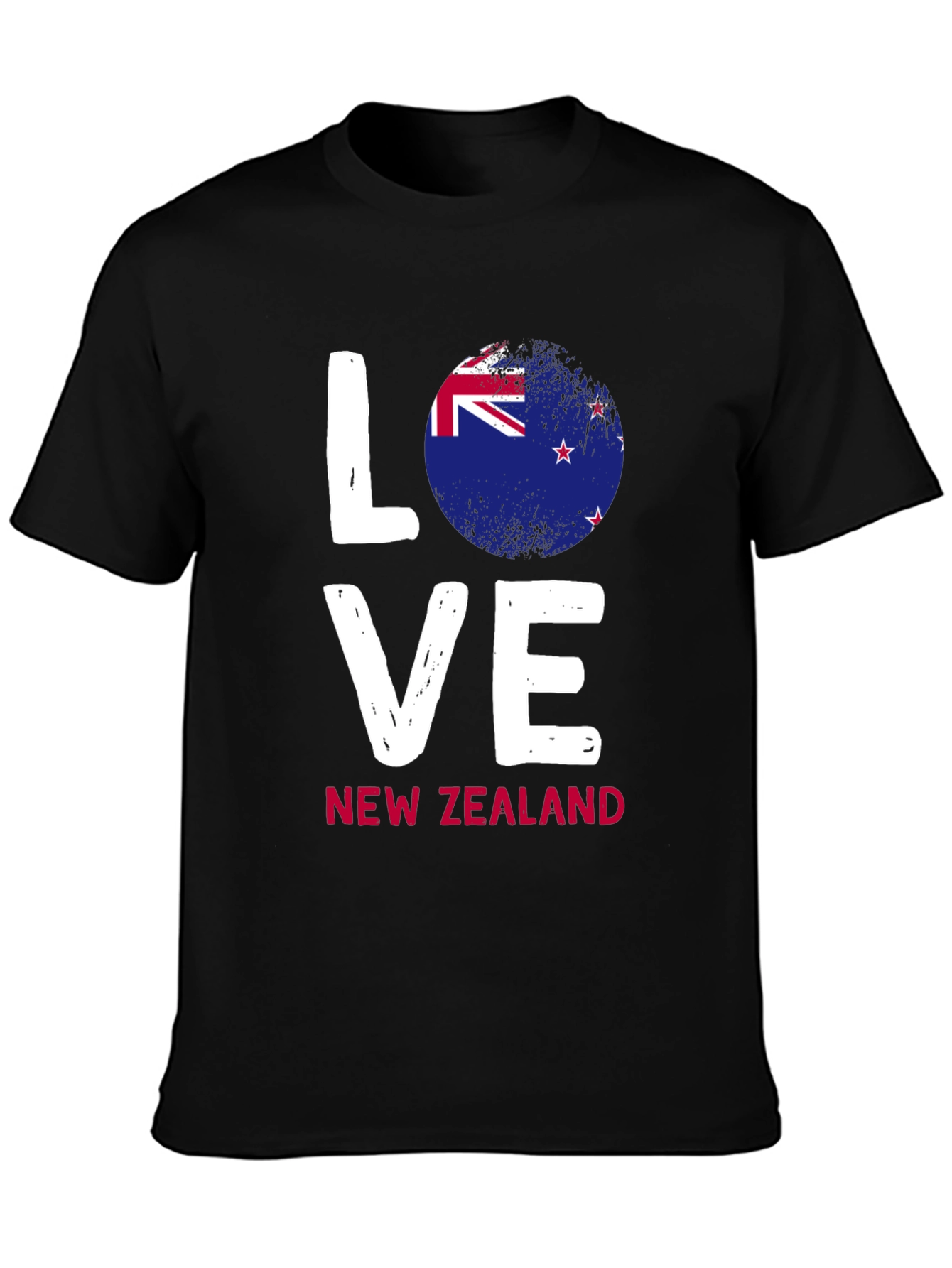 Love New Zealand Flag Graphic Tee