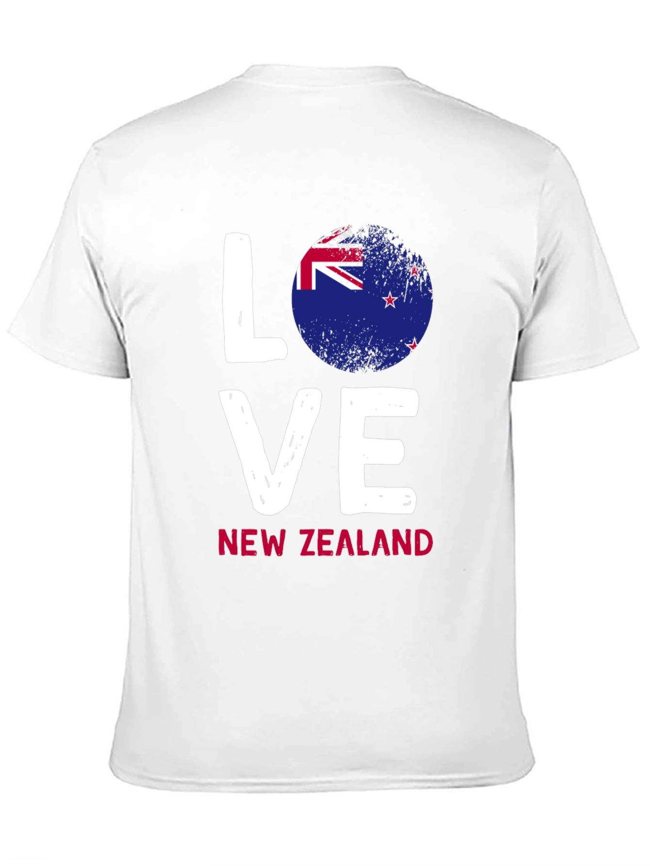 Love New Zealand Flag Graphic Tee