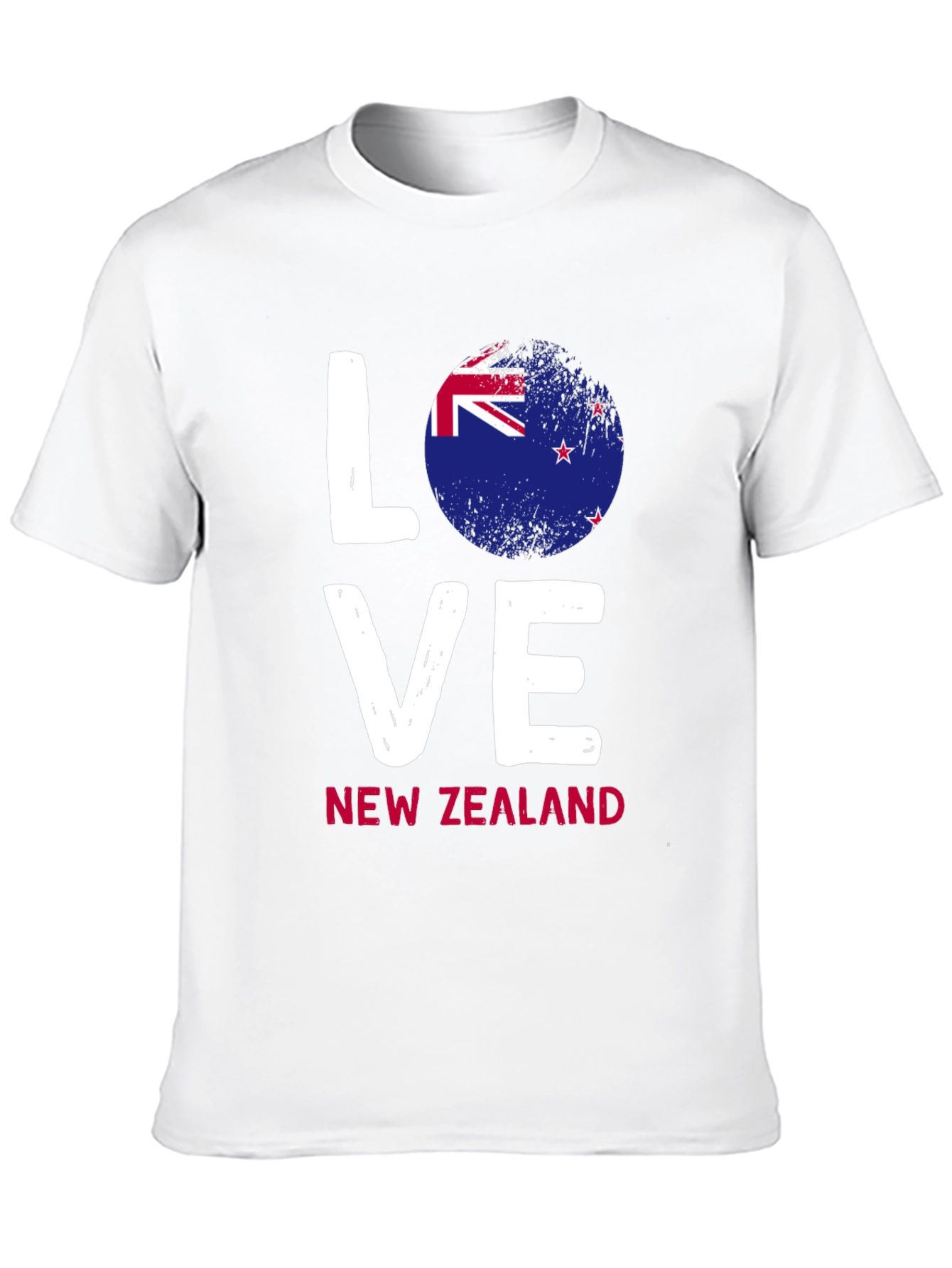 Love New Zealand Flag Graphic Tee