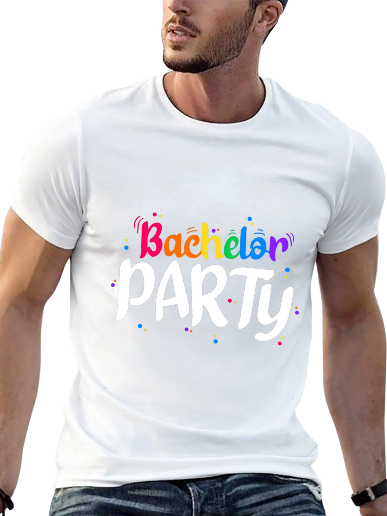 Bachelor Party Rainbow T-Shirt