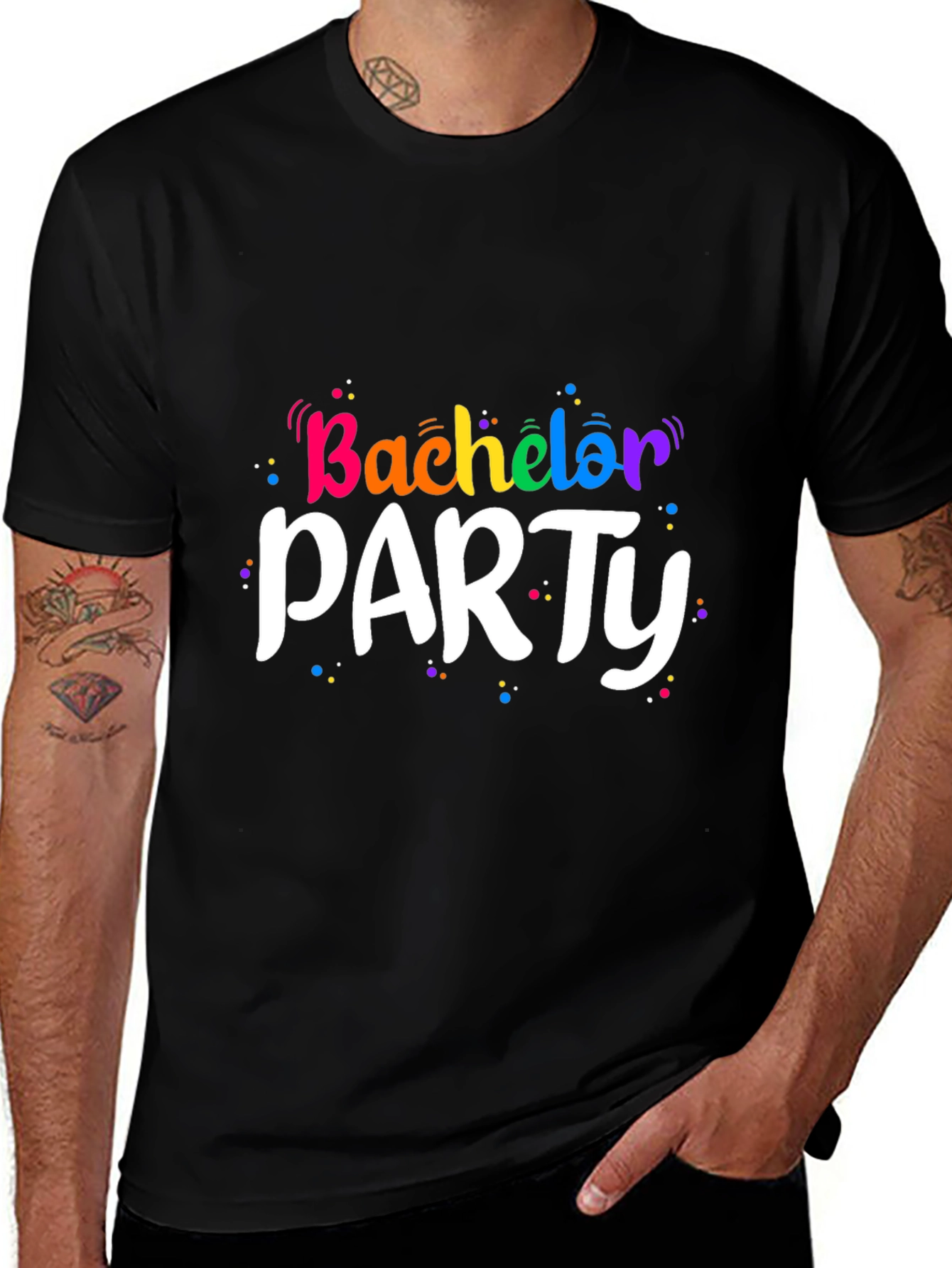 Bachelor Party Rainbow T-Shirt