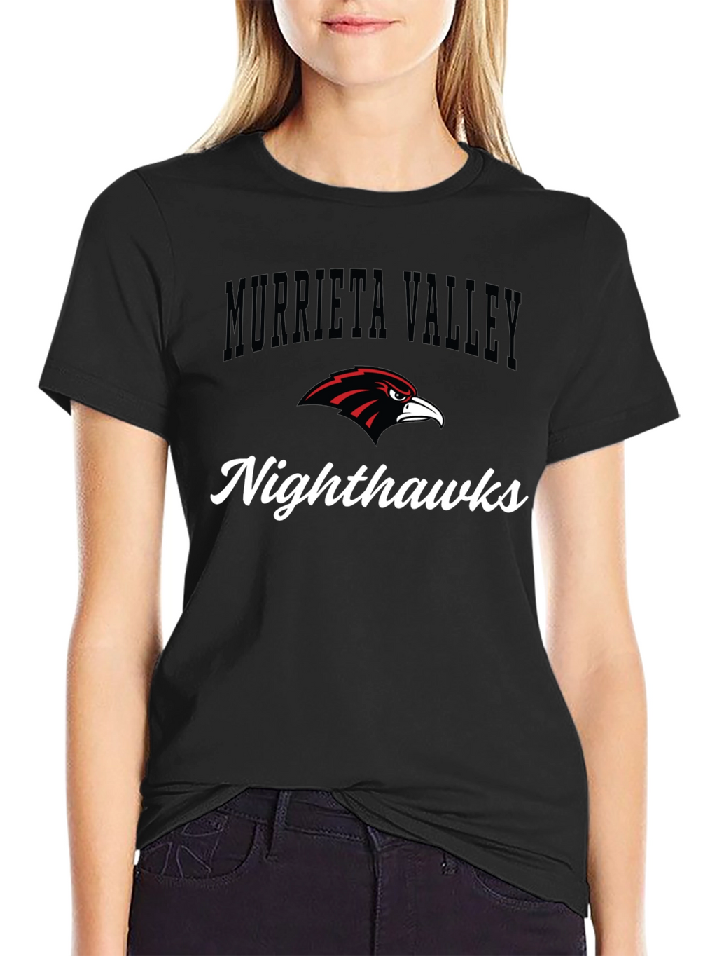 Murrieta Valley Nighthawks Black T-Shirt