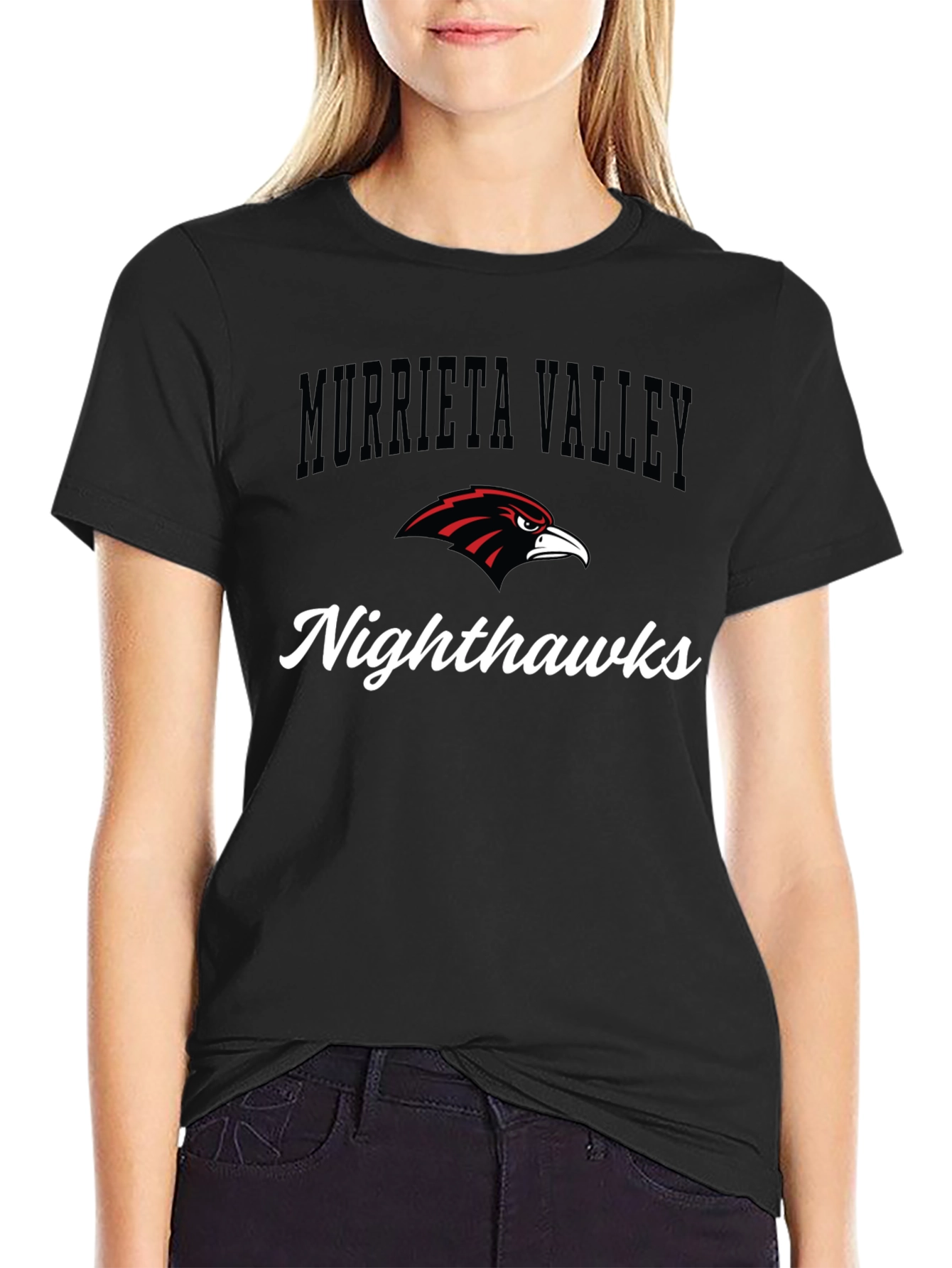 Murrieta Valley Nighthawks Black T-Shirt