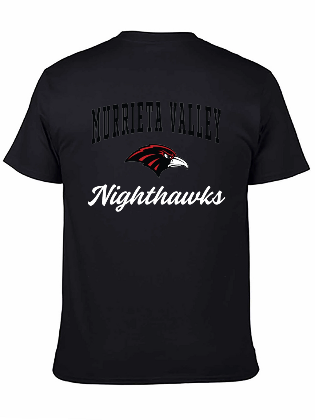 Murrieta Valley Nighthawks Black T-Shirt