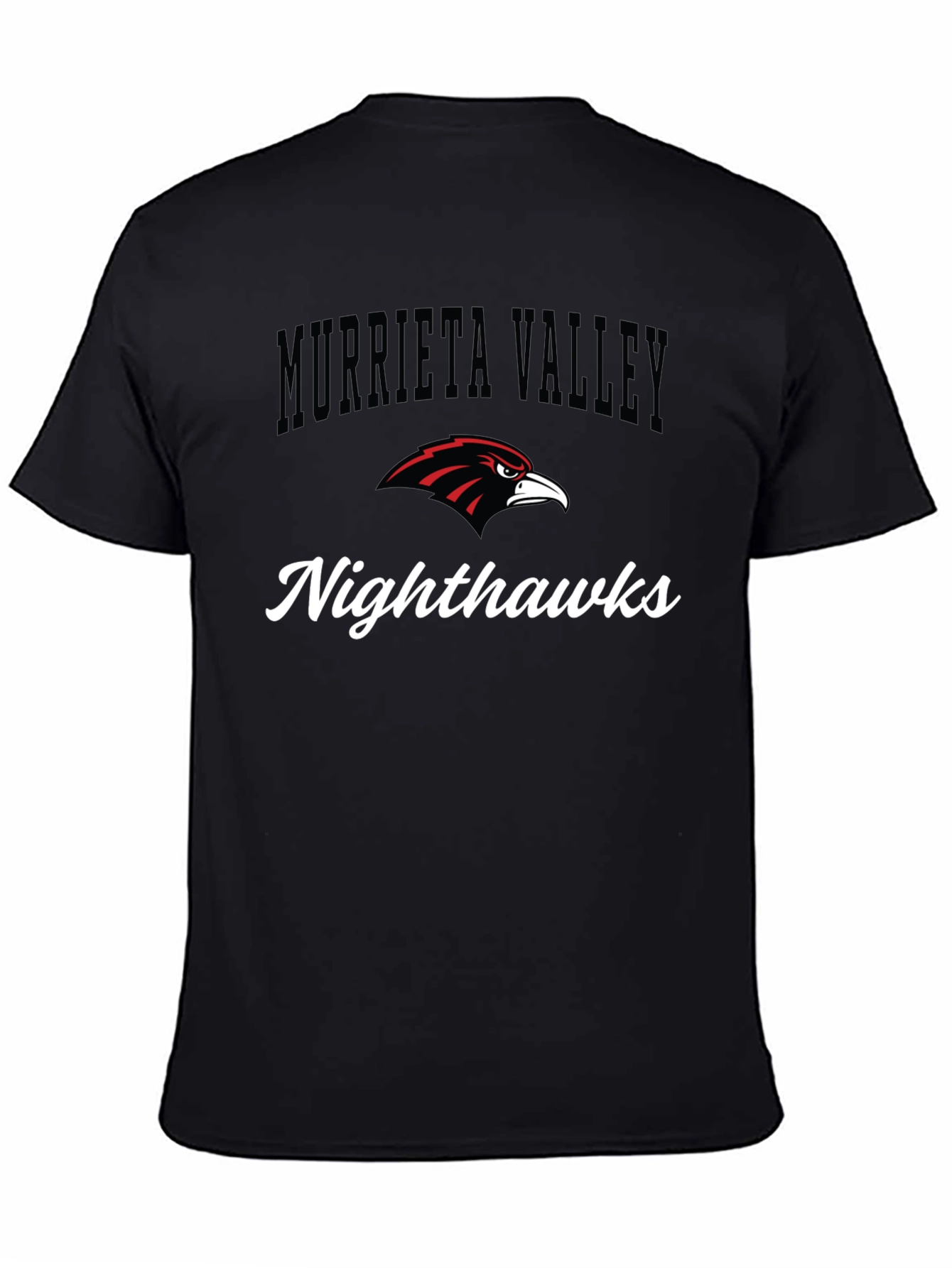Murrieta Valley Nighthawks Black T-Shirt