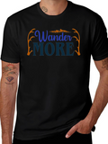 Wander More Graphic Tee - Adventure Awaits