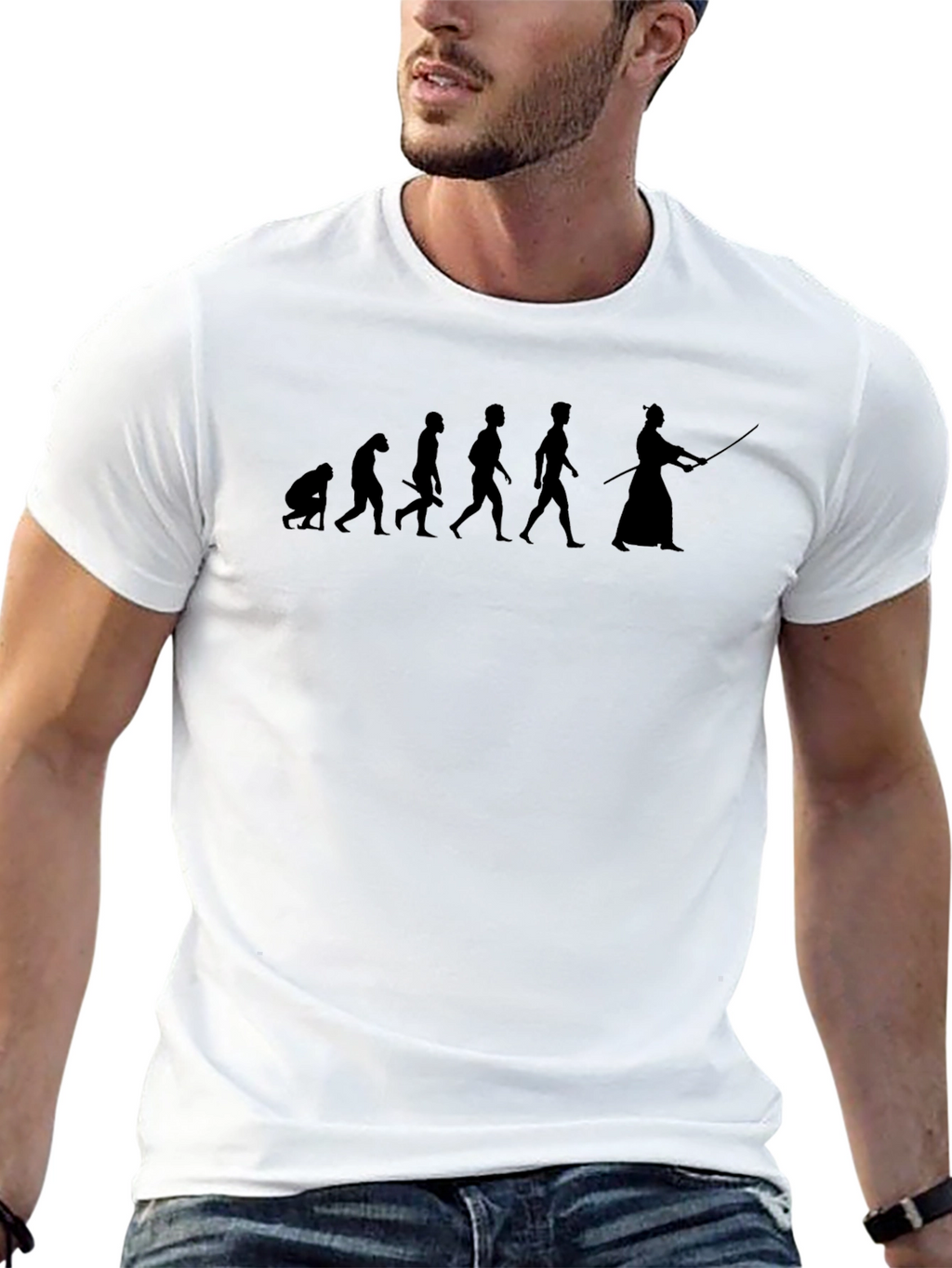Evolution Samurai Black T-Shirt