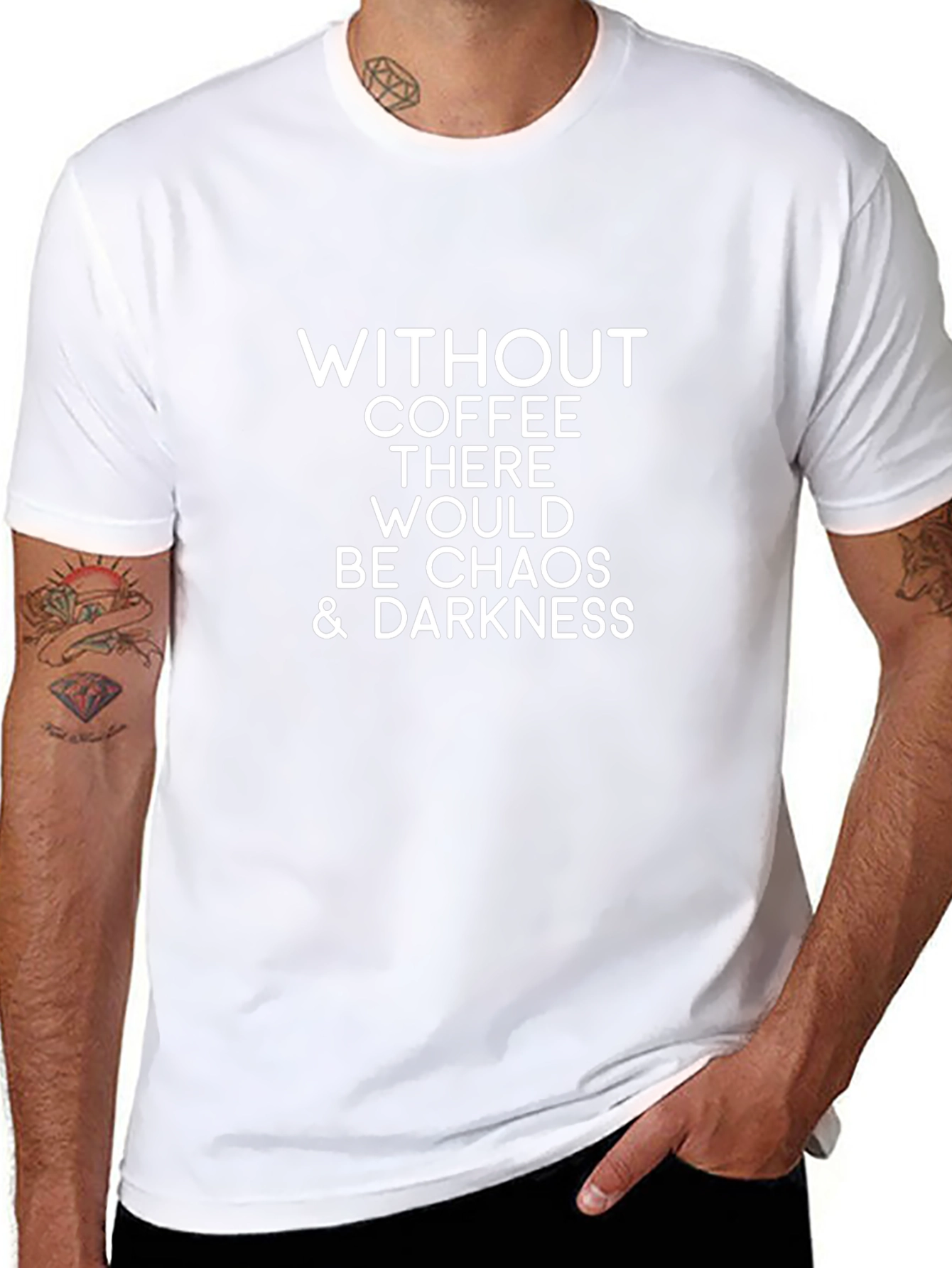 Coffee Chaos T-Shirt - Soft Cotton Blend