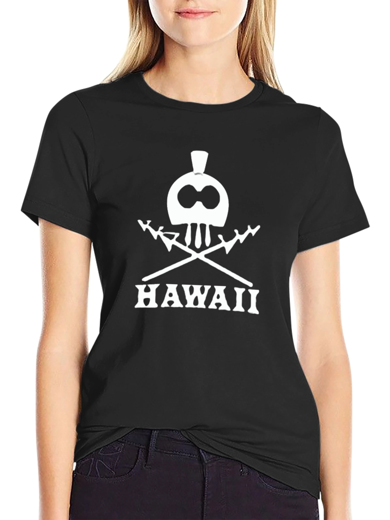 Hawaii Skull and Crossbones Graphic Tee
