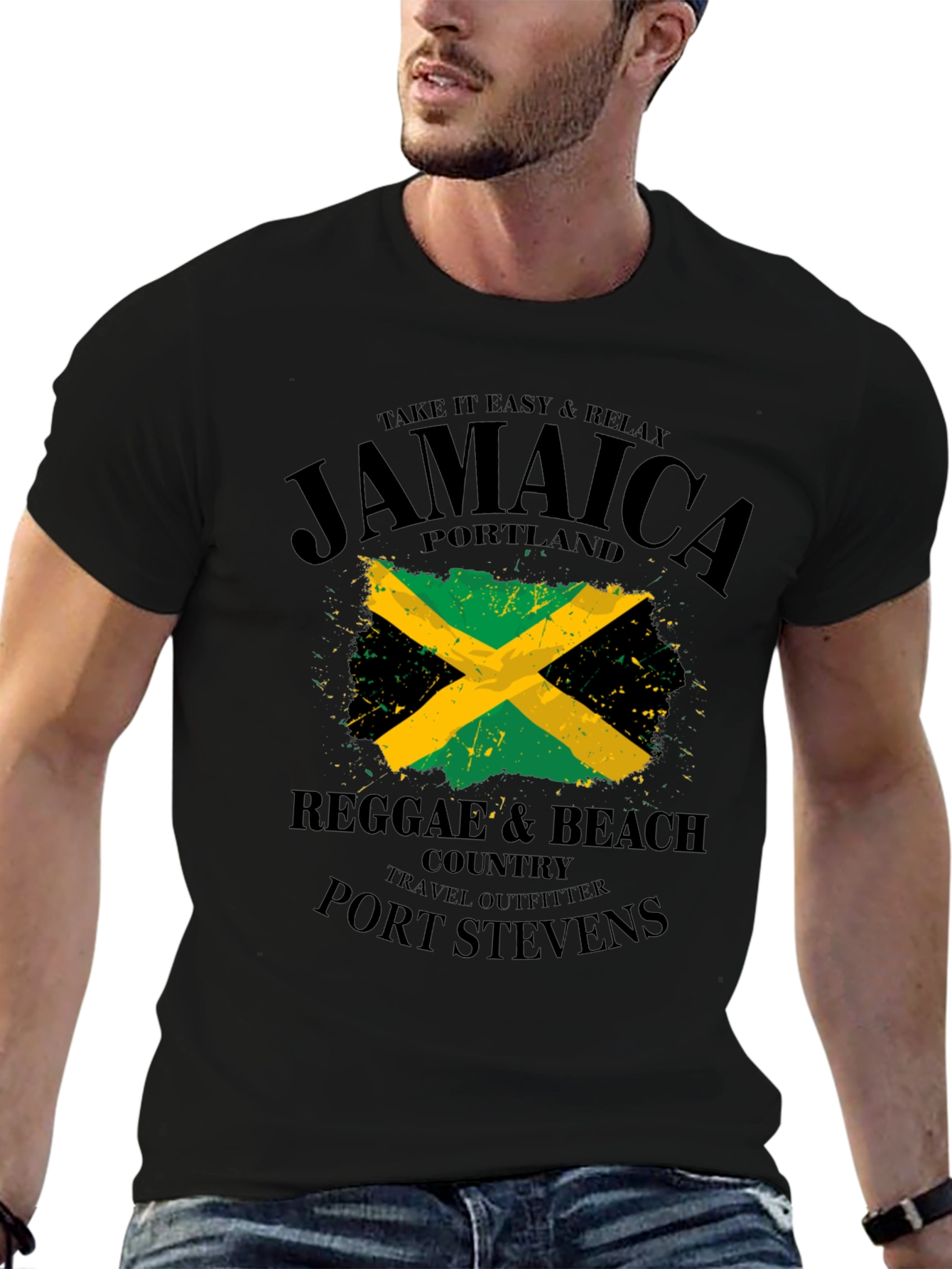 Jamaica Reggae Beach Travel T-Shirt
