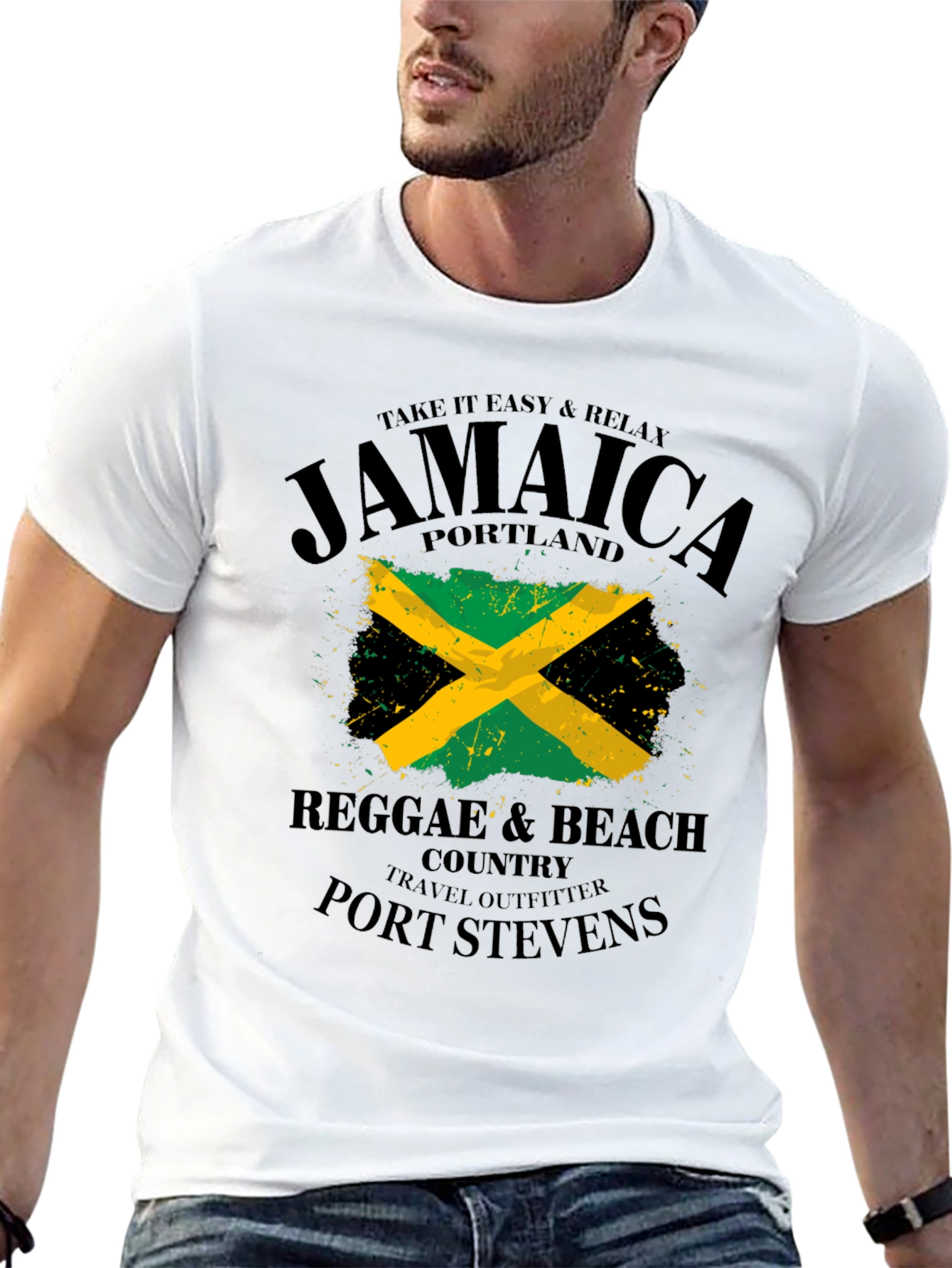 Jamaica Reggae Beach Travel T-Shirt
