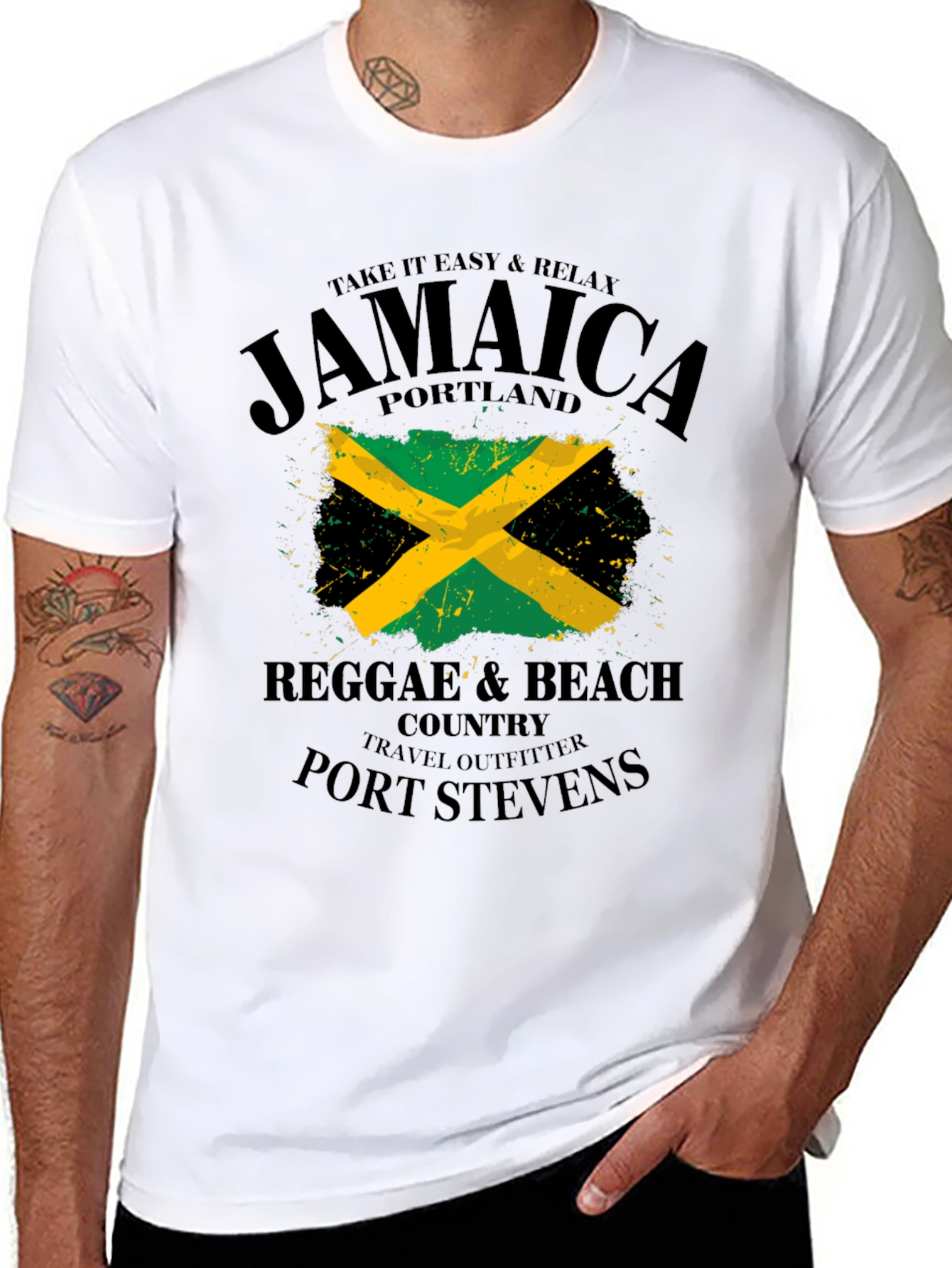 Jamaica Reggae Beach Travel T-Shirt