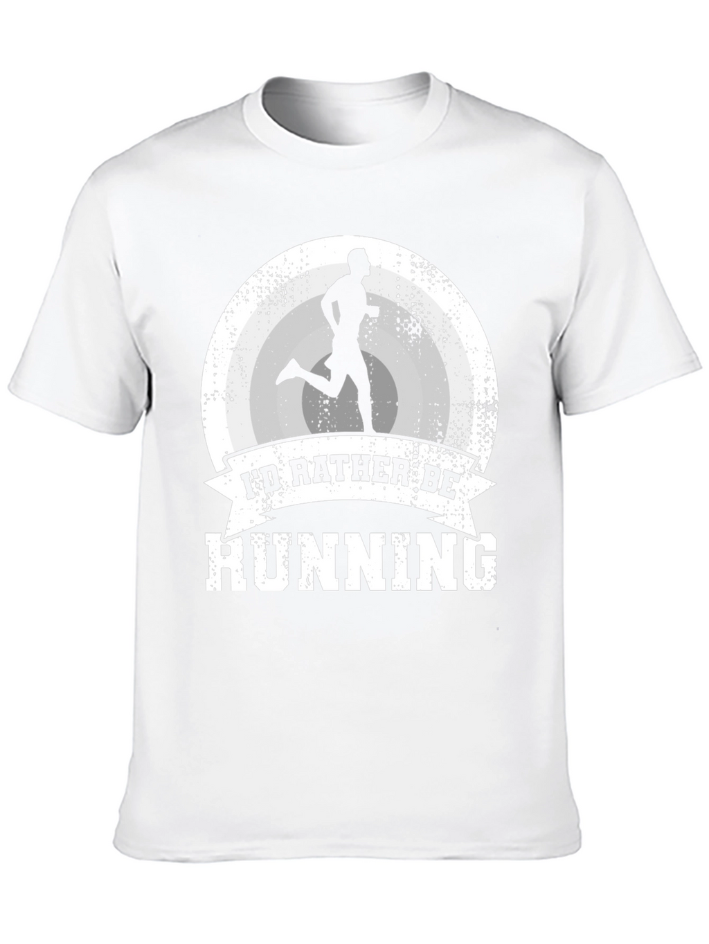 Id Rather Be Running Mens Graphic Tee