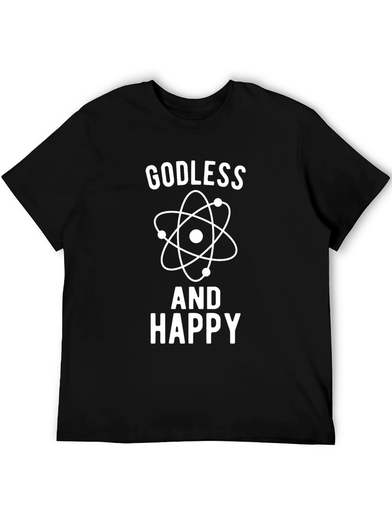 Godless And Happy Graphic T-Shirt