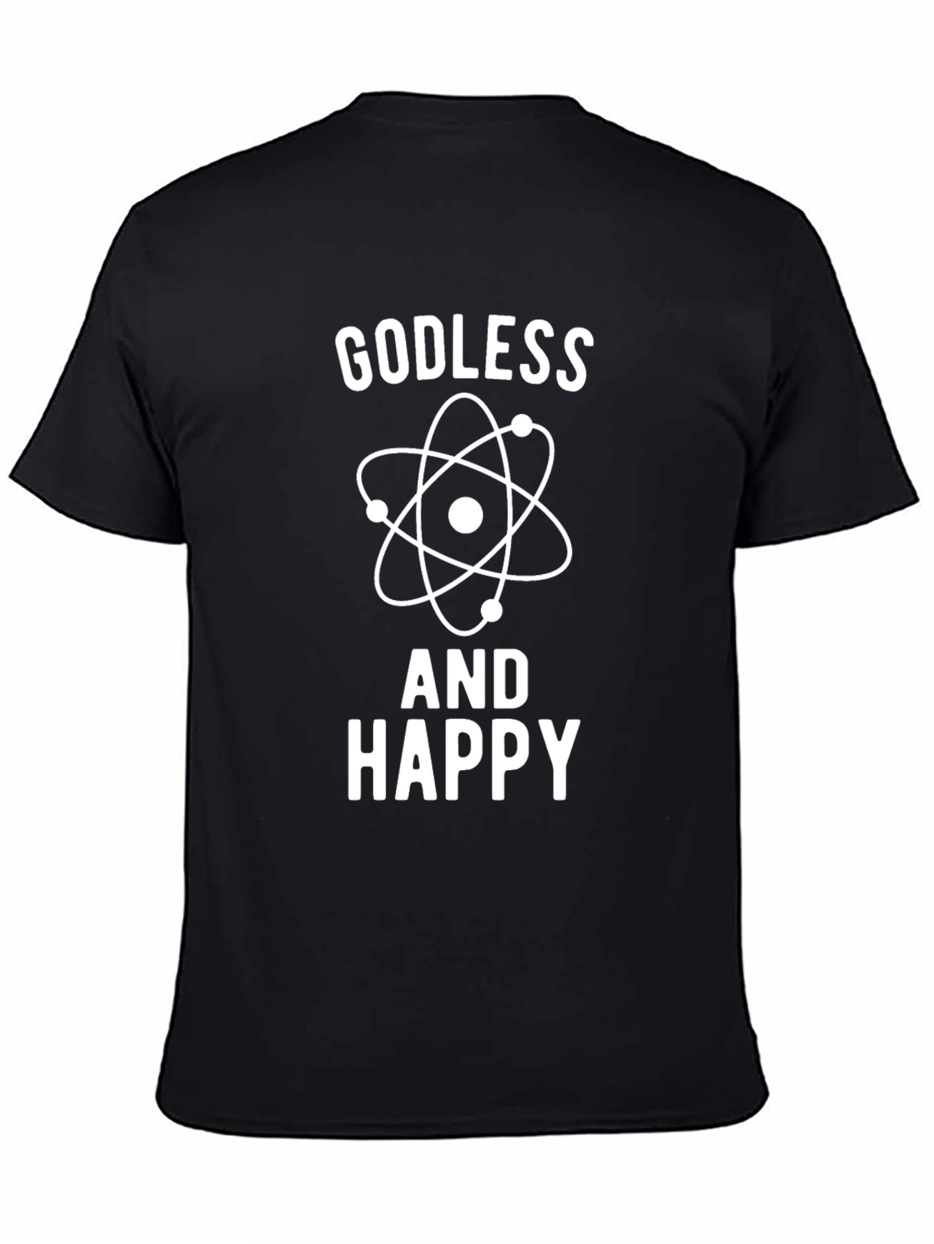 Godless And Happy Graphic T-Shirt