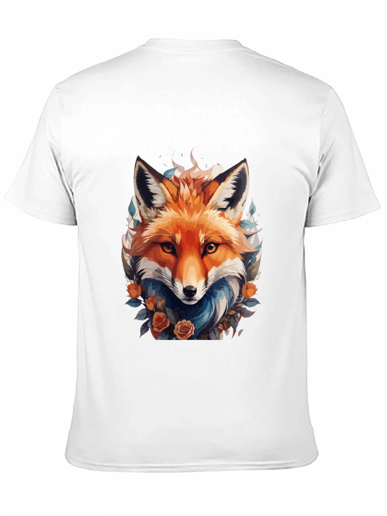 Fox Floral T-Shirt - Mens Graphic Tee