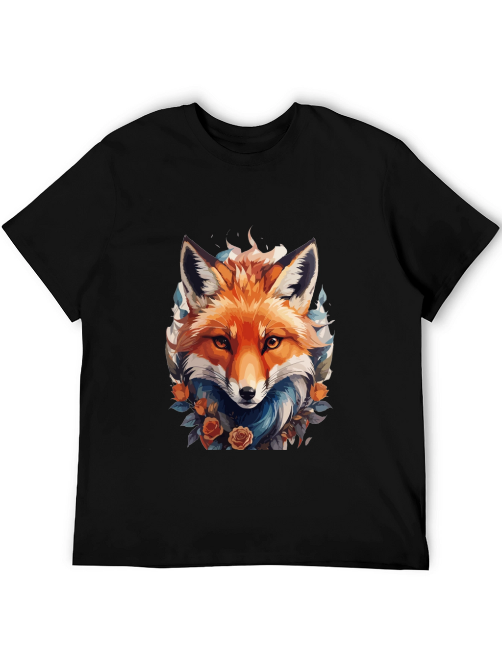 Fox Floral T-Shirt - Mens Graphic Tee