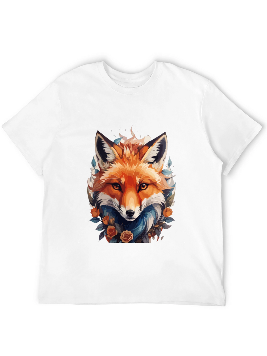 Fox Floral T-Shirt - Mens Graphic Tee