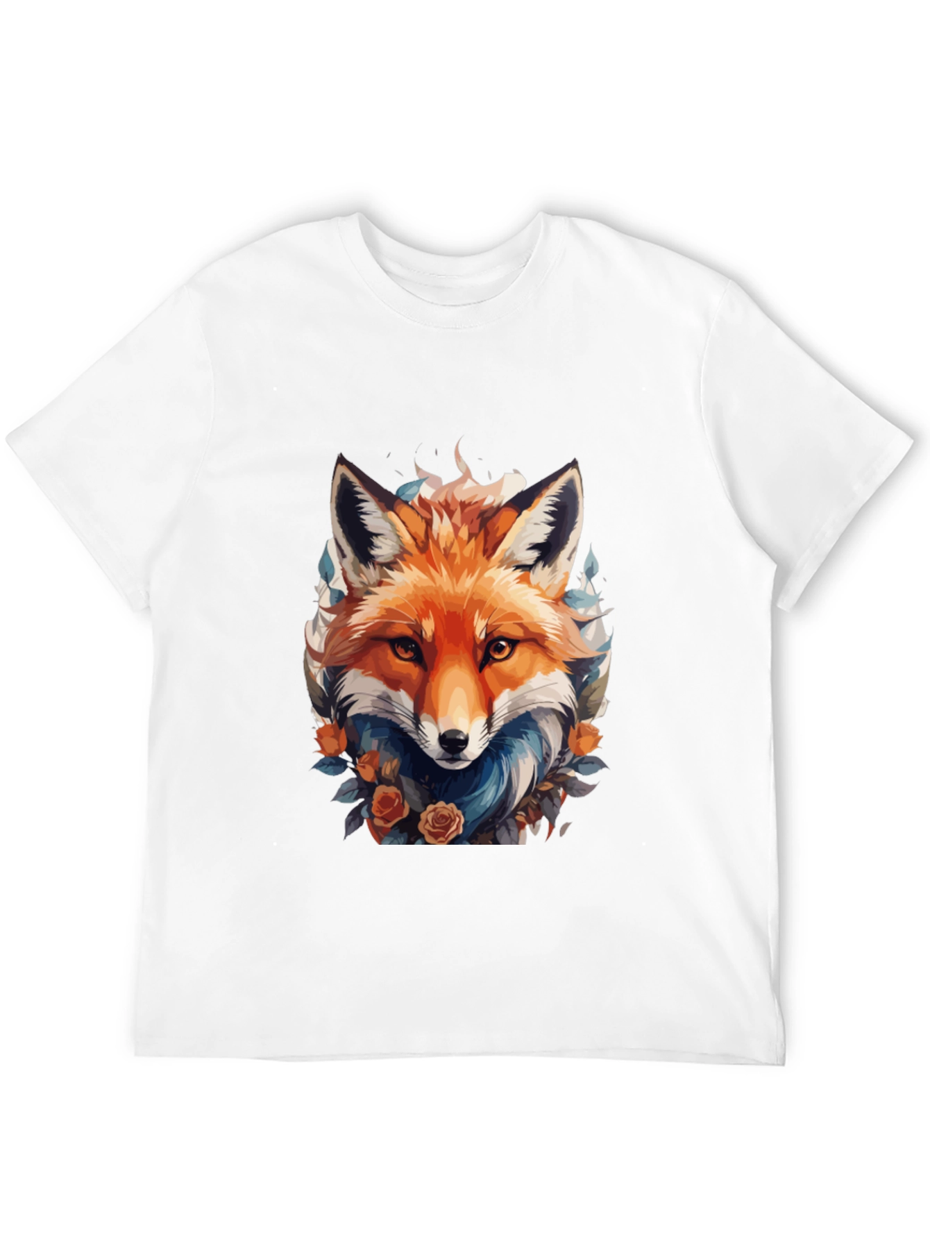 Fox Floral T-Shirt - Mens Graphic Tee