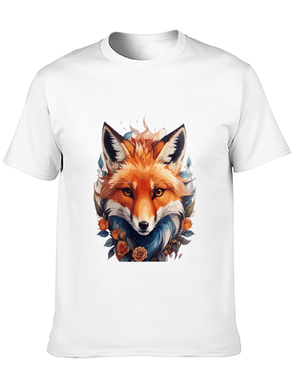 Fox Floral T-Shirt - Mens Graphic Tee