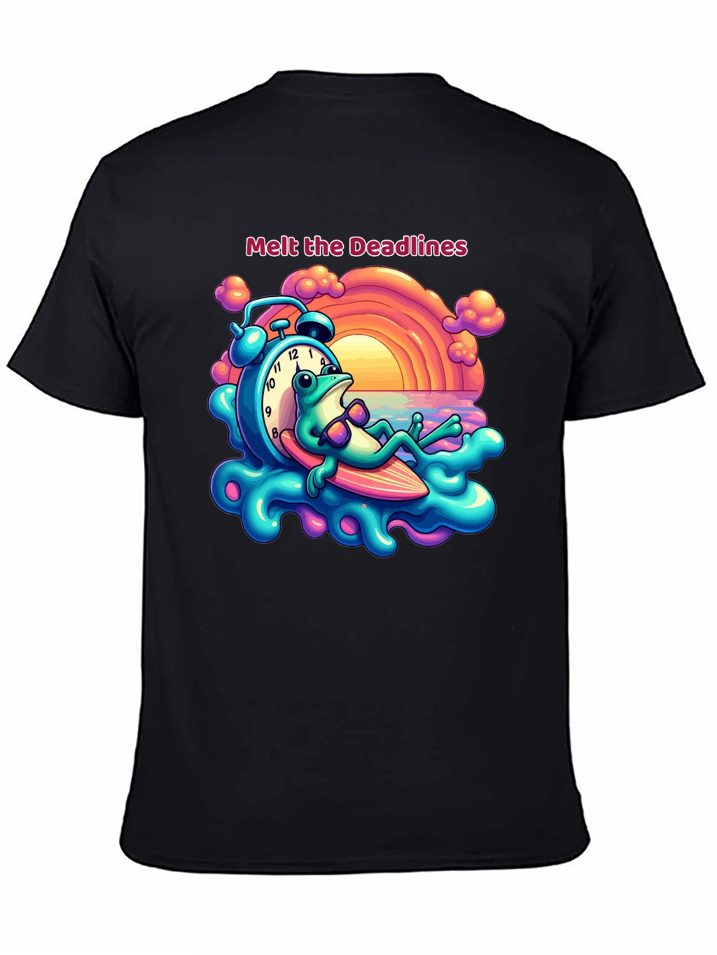 Melt the Deadlines Frog Relaxing T-Shirt