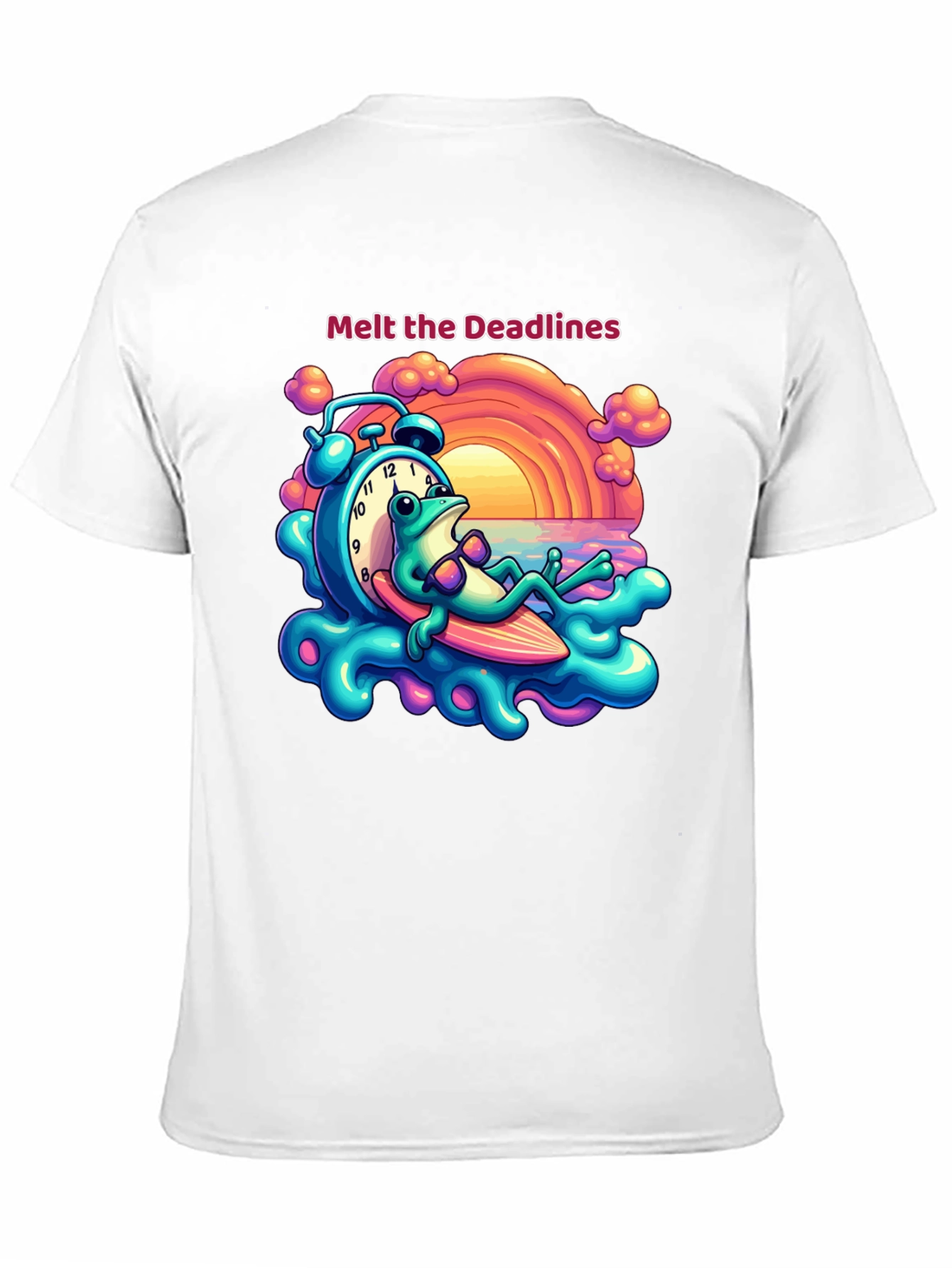 Melt the Deadlines Frog Relaxing T-Shirt
