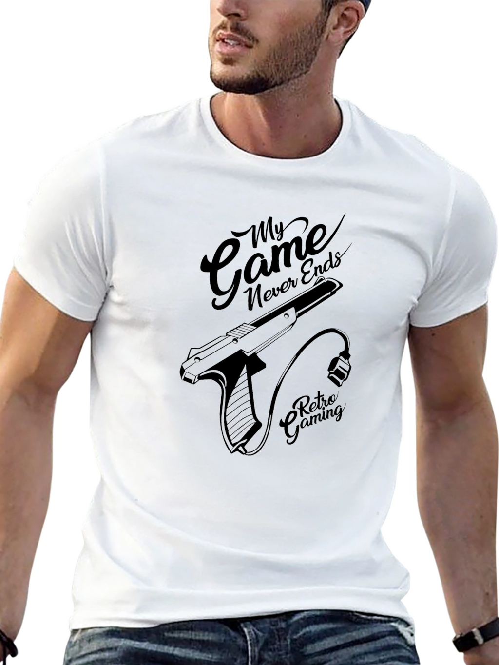 Retro Gaming T-Shirt - My Game Never Ends