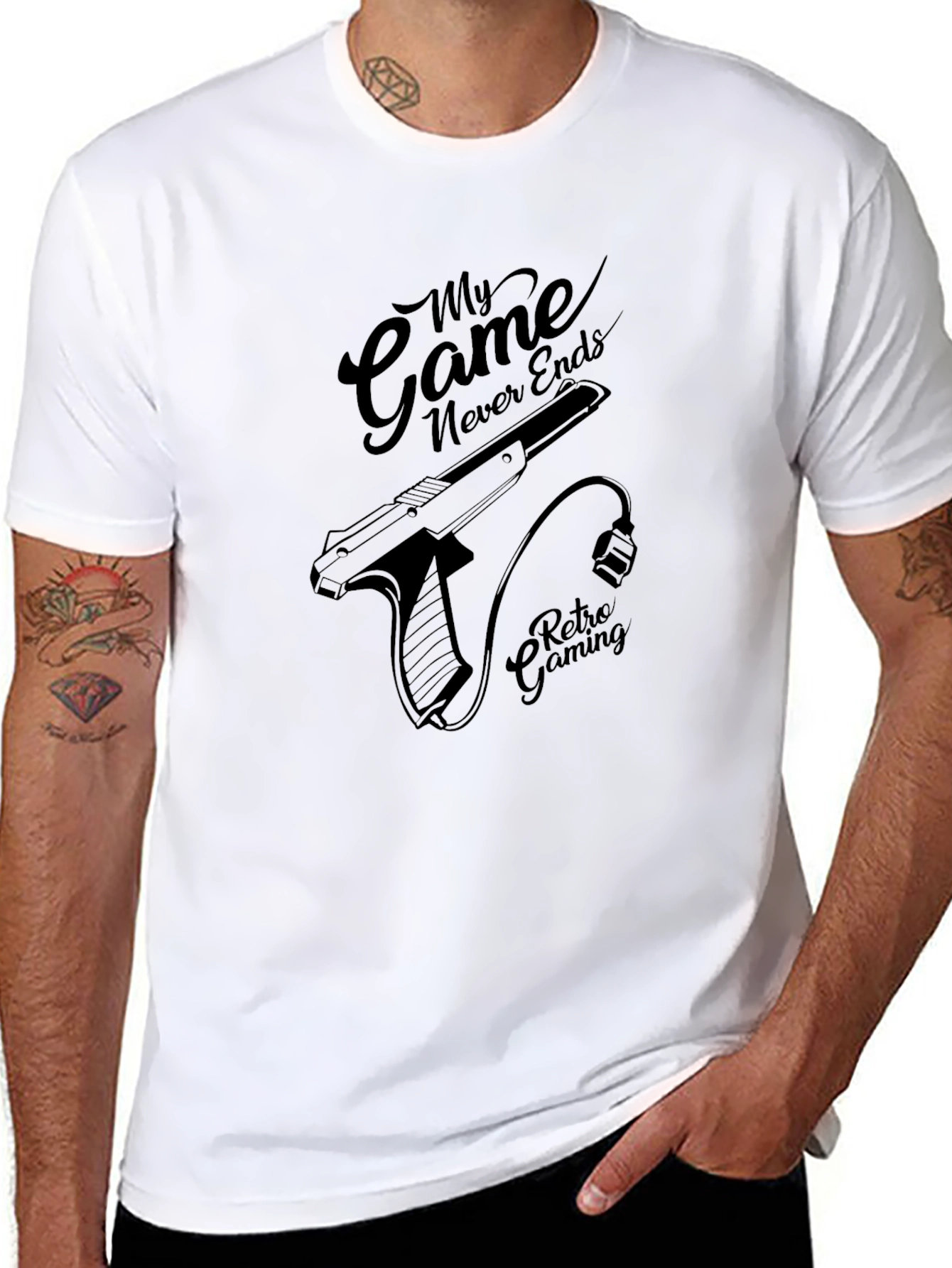 Retro Gaming T-Shirt - My Game Never Ends