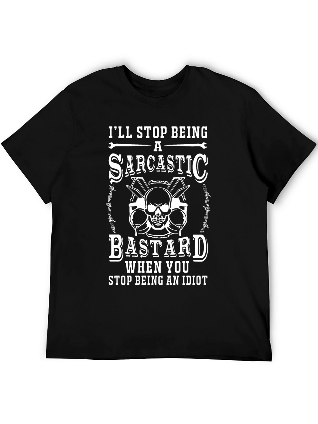 Sarcastic Bastard Graphic T-Shirt