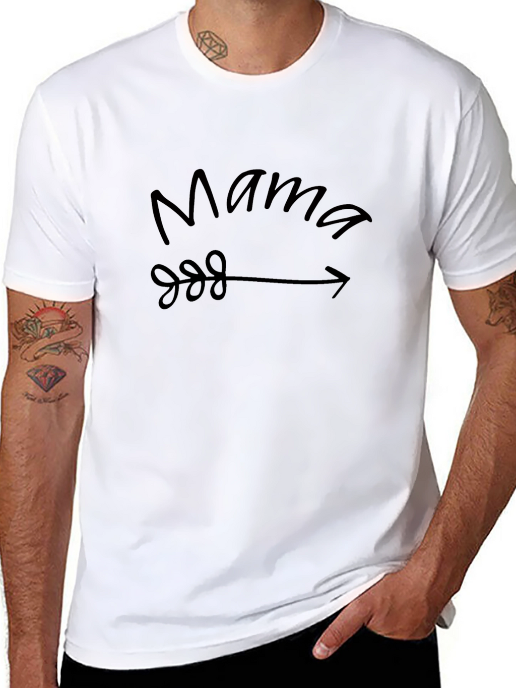 Mama Arrow Graphic Tee - Trendy & Comfortable